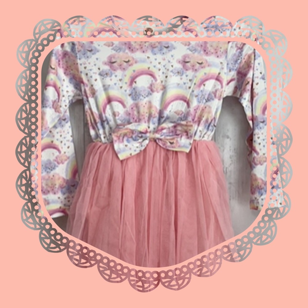 Rainbows and Clouds Dress - Picture 2 of 4